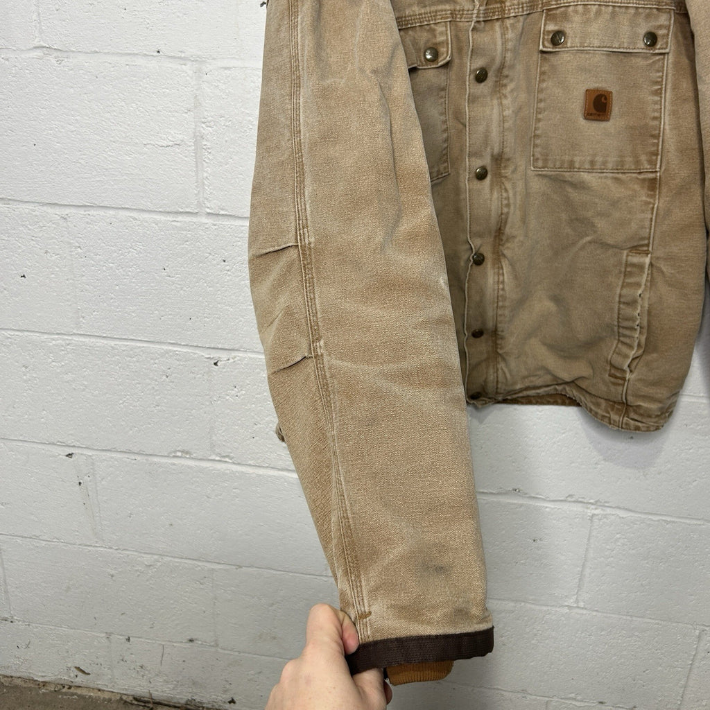 Carhartt Quilted Canvas Tractor Jacket “Brown” 103194-211 Men’s Large