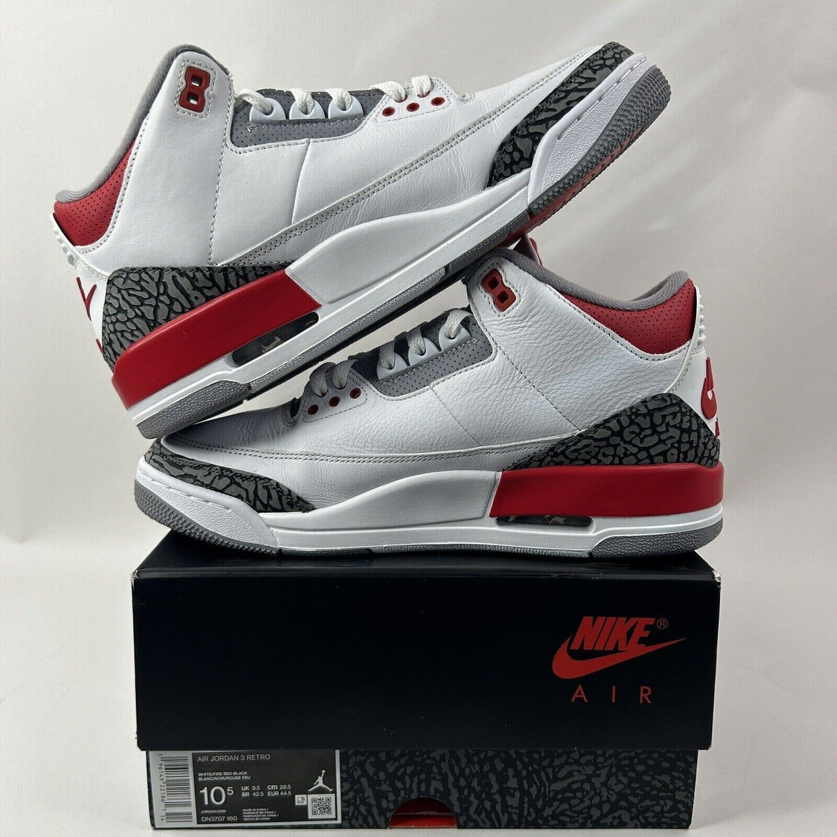Nike Shoes Air Jordan 3 Retro OG “Fire Red” 2024