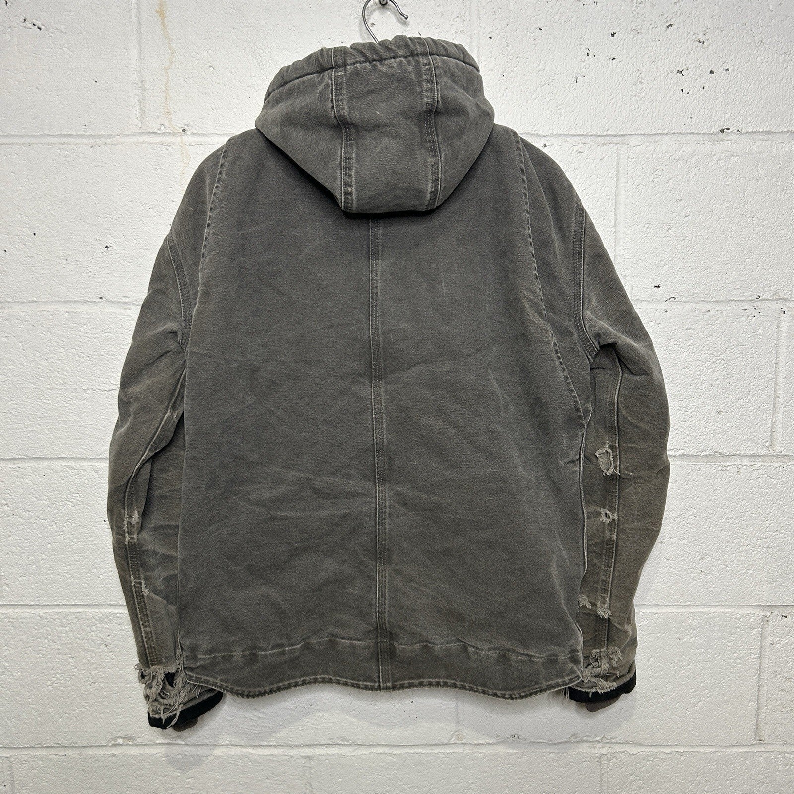 Carhartt Sherpa-Lined Bartlett Hooded Jacket “Gravel Grey” 102285-039 Men’s S