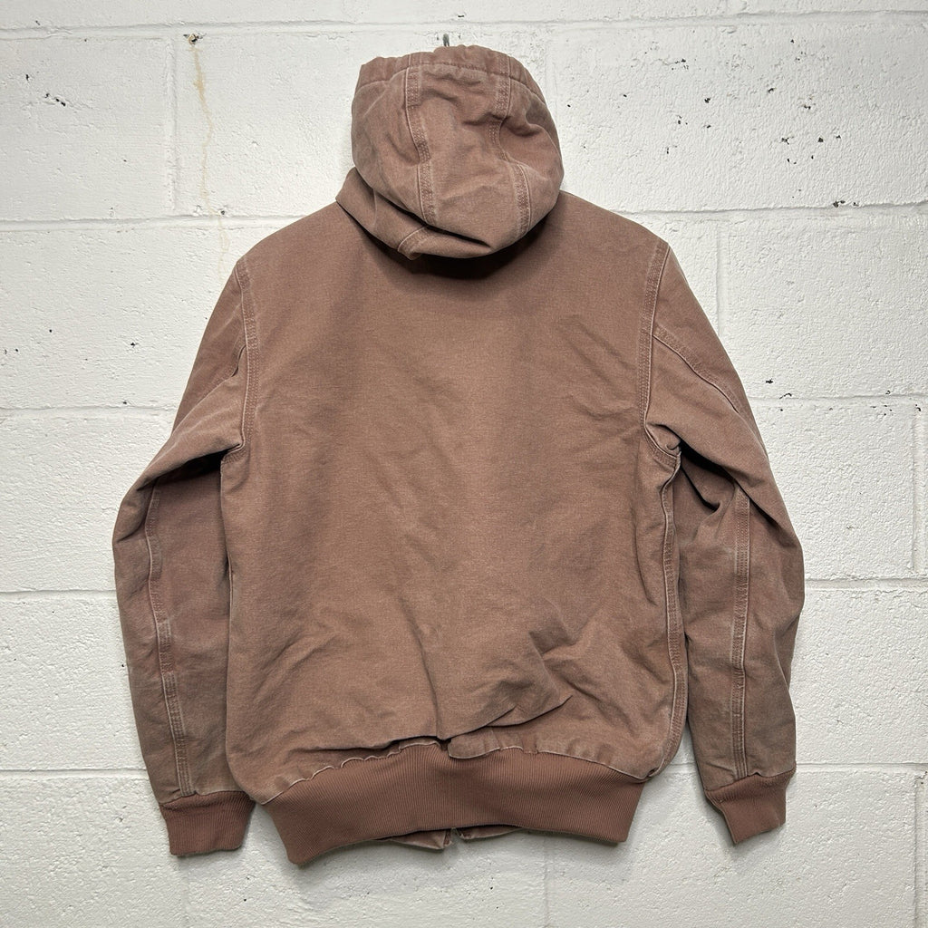 Carhartt Hooded Active Jacket “Burlwood/Dusty Pink” WJ130 667 Women’s Small