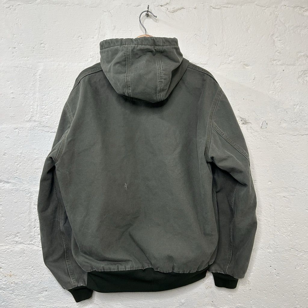 Vintage Carhartt Quilted Hooded Active Jacket “Moss Green” J280 MOS Men’s Medium