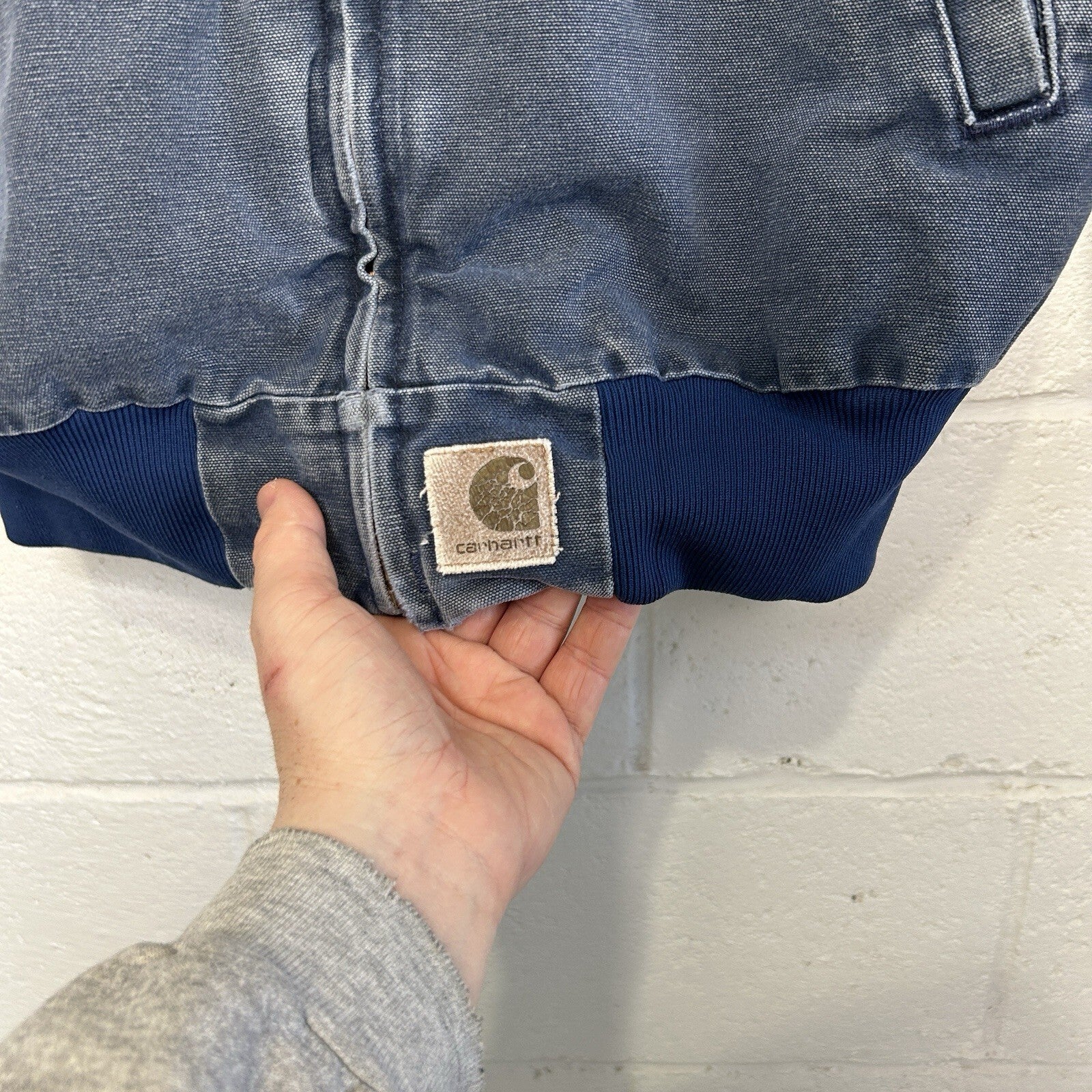 Vintage Carhartt Quilted Santa Fe Jacket “Blue” J14 BLU Men’s Medium Rare