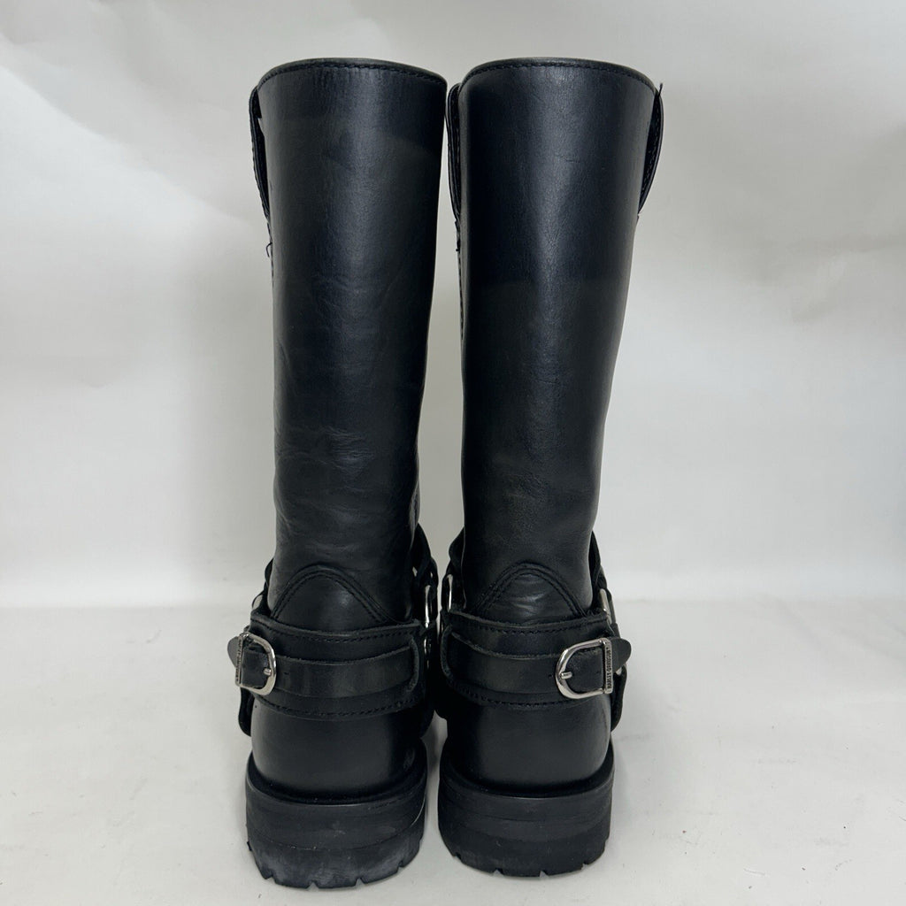 Vintage Harley-Davidson Motorcycle Flame Logo Boots “Black” 91055 Men’s 9