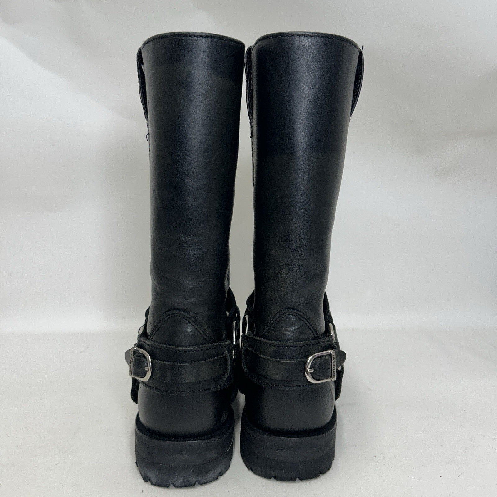 Vintage Harley-Davidson Motorcycle Flame Logo Boots “Black” 91055 Men’s 9