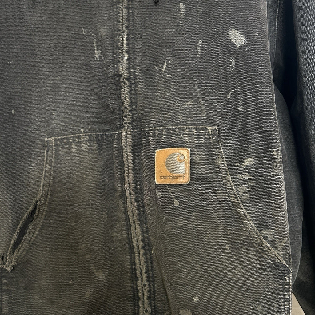 Vintage Carhartt Quilted Hooded Active Jacket “Onyx” J06 ONX