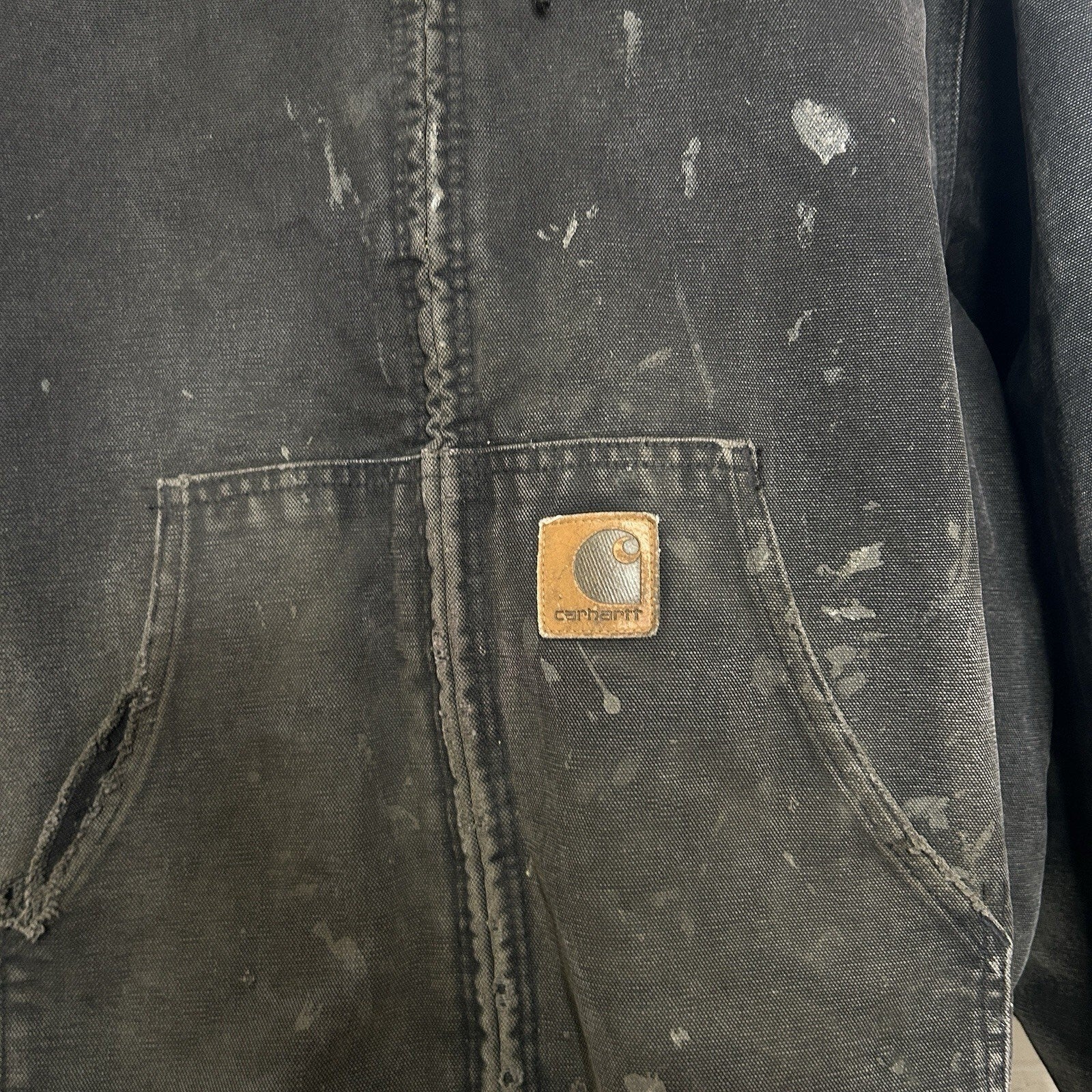 Vintage Carhartt Quilted Hooded Active Jacket “Onyx” J06 ONX