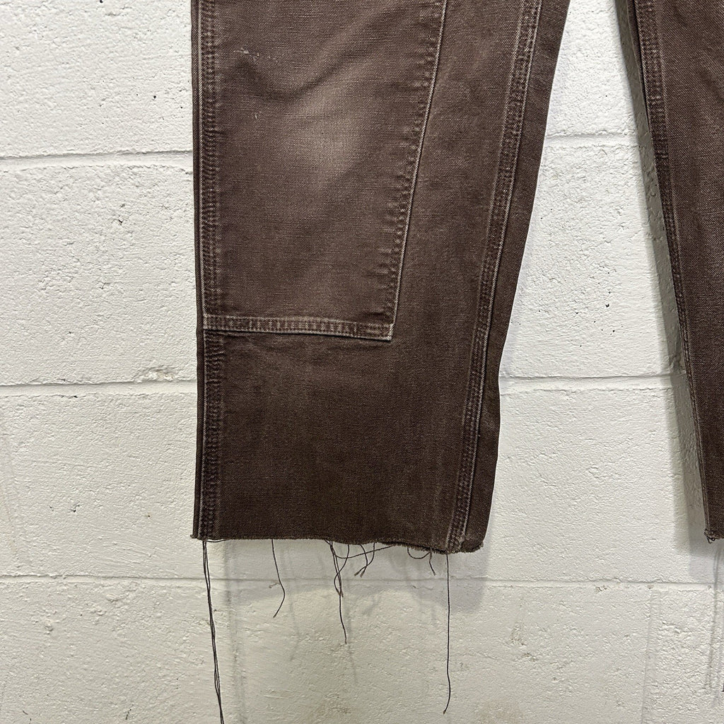 Vintage Carhartt DoubleKnee Dungaree Pants “Dark Brown”