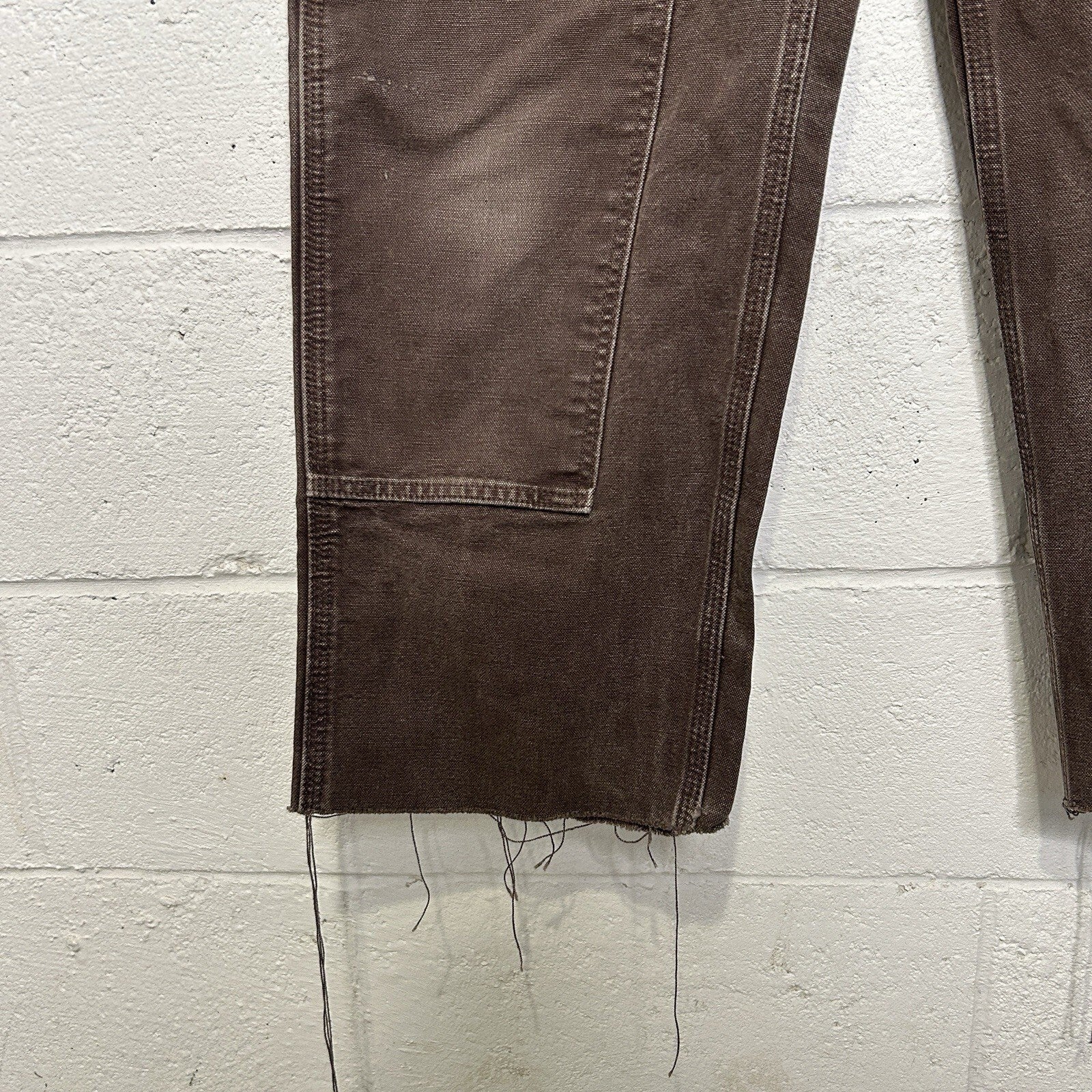 Vintage Carhartt DoubleKnee Dungaree Pants “Dark Brown”