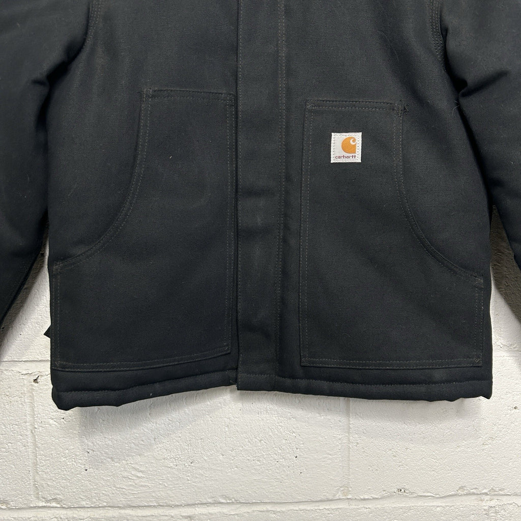 Y2K Carhartt Quilt-Lined Artic Jacket “Black” J002 BLK Men’s Small New