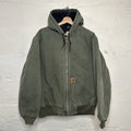 Vintage Carhartt Quilted Active Jacket “Army Green” J130 ARG Men’s Medium