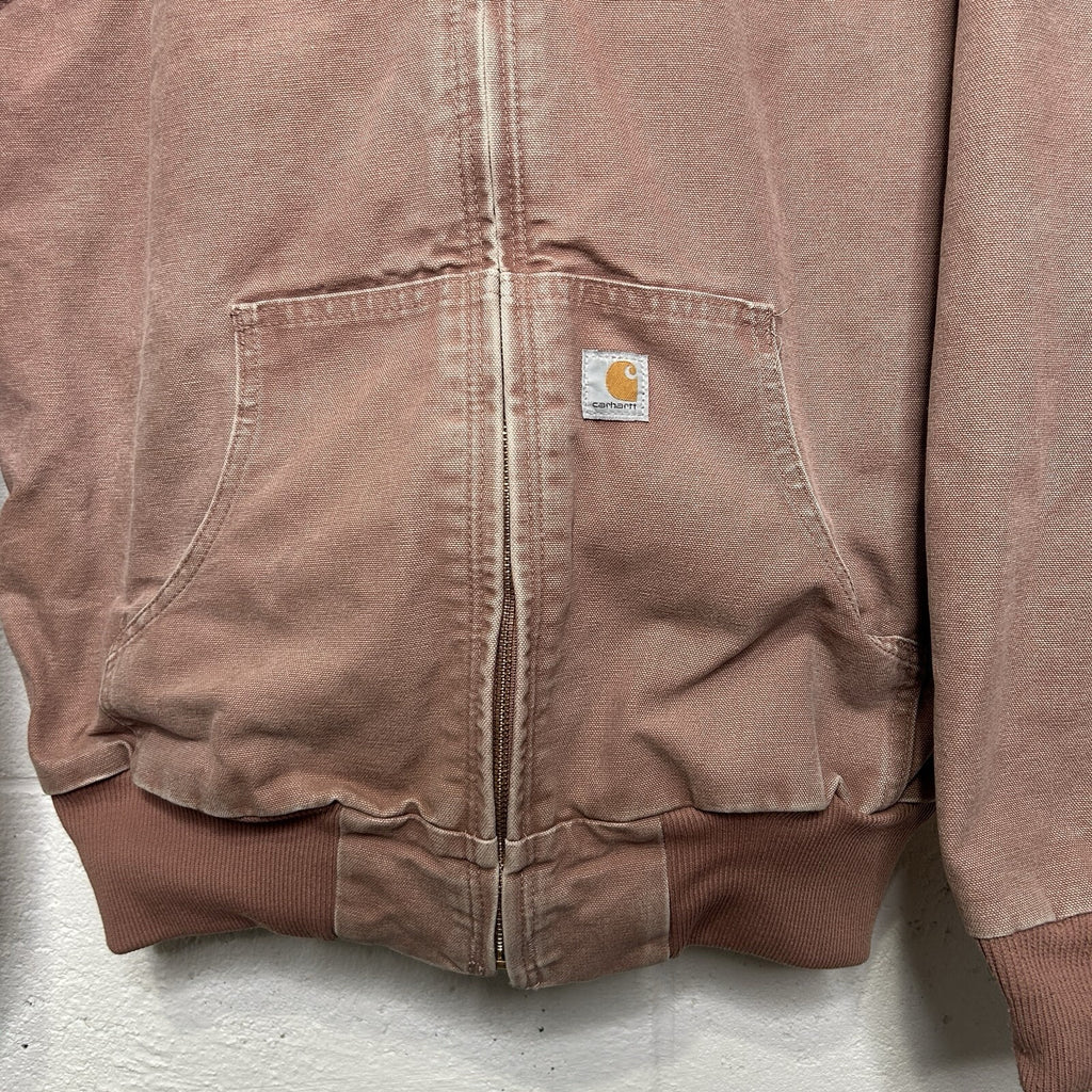 Carhartt Hooded Active Jacket “Burlwood/Dusty Pink” WJ130 667 Women’s Small