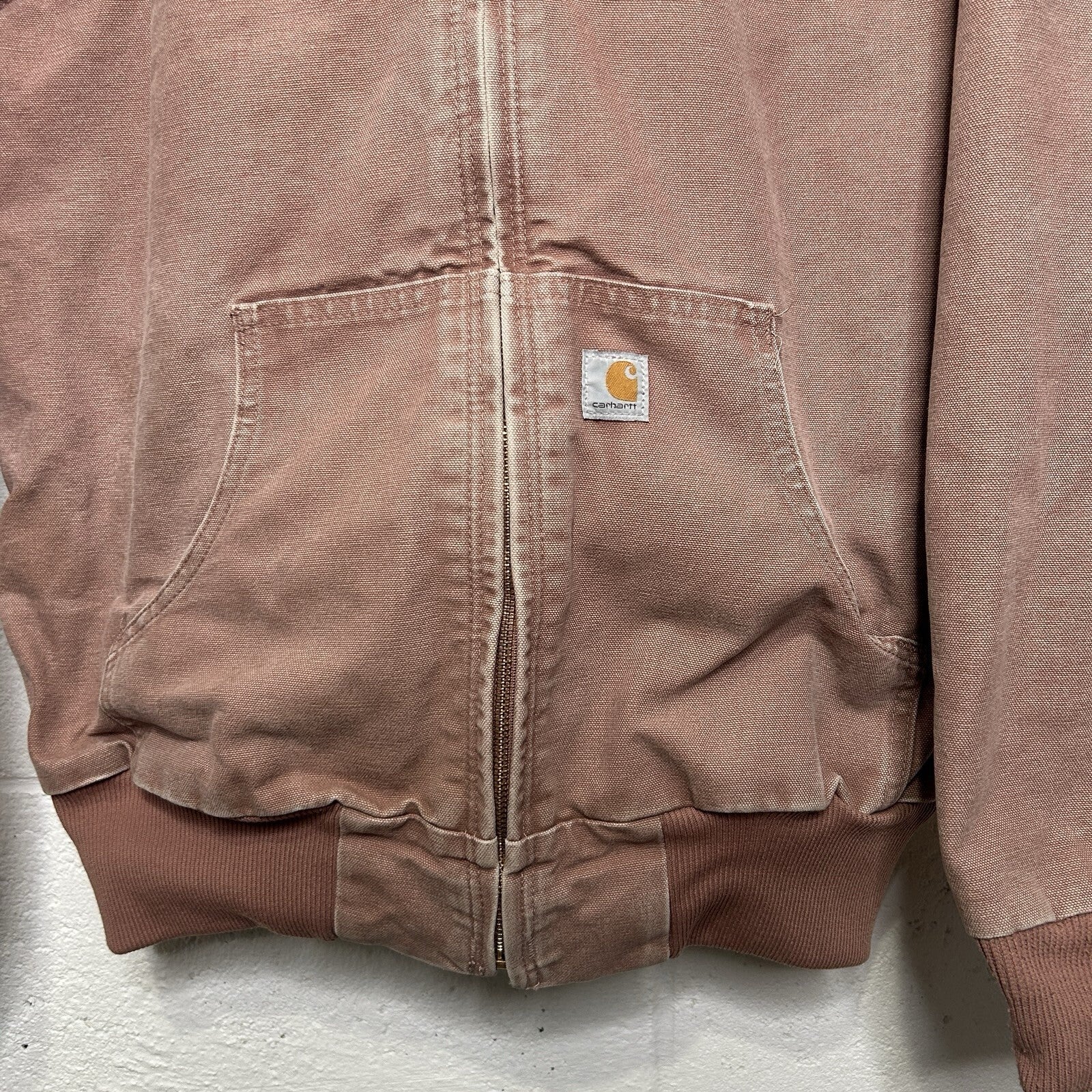 Carhartt Hooded Active Jacket “Burlwood/Dusty Pink” WJ130 667 Women’s Small