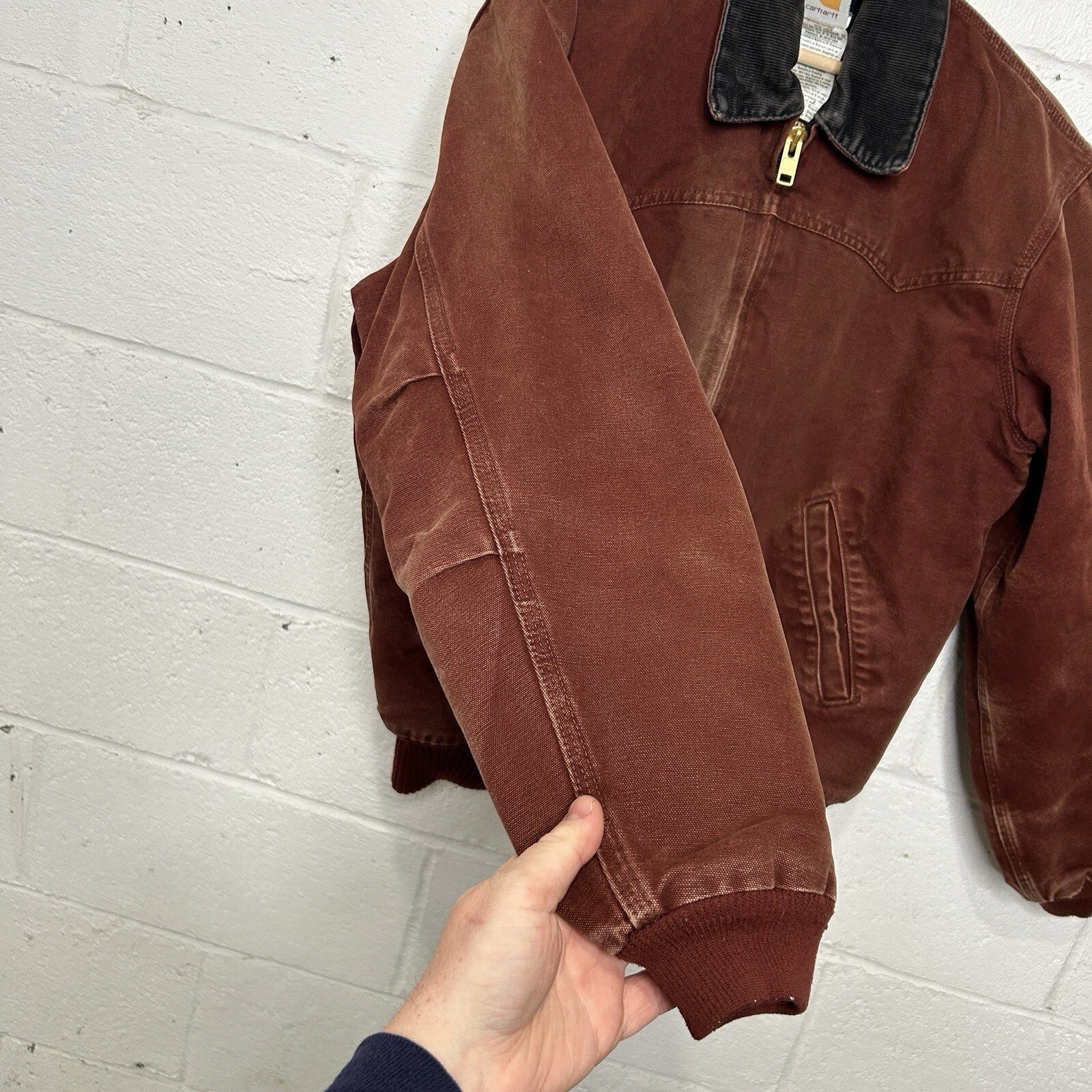 Vintage Carhartt Quilted Santa Fe Jacket “Clay Red” J14 CLY Men’s Medium