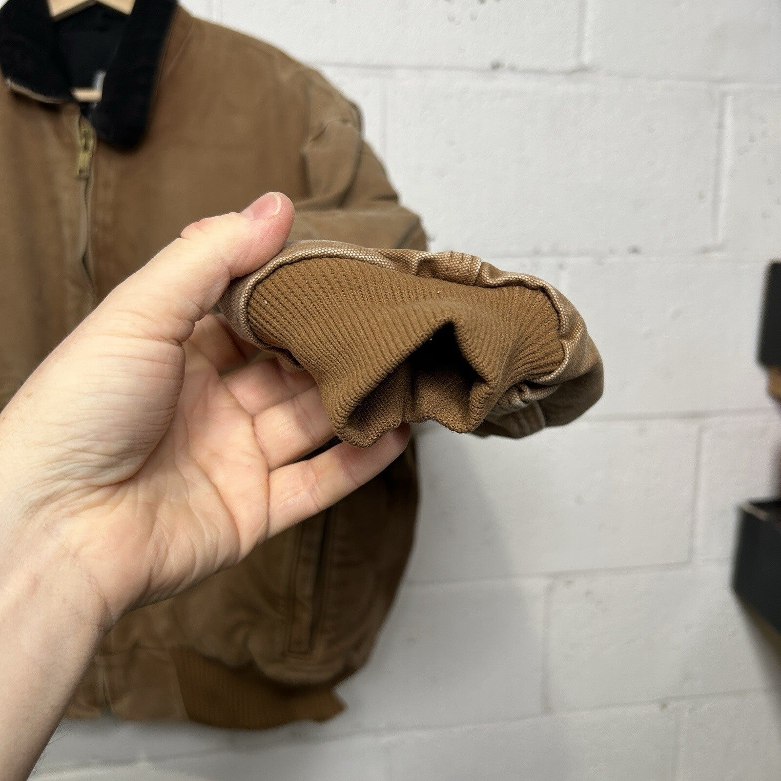 Vintage Carhartt Quilted Sandstone Bomber Jacket “Brown” J165 BRN Men’s X-Large