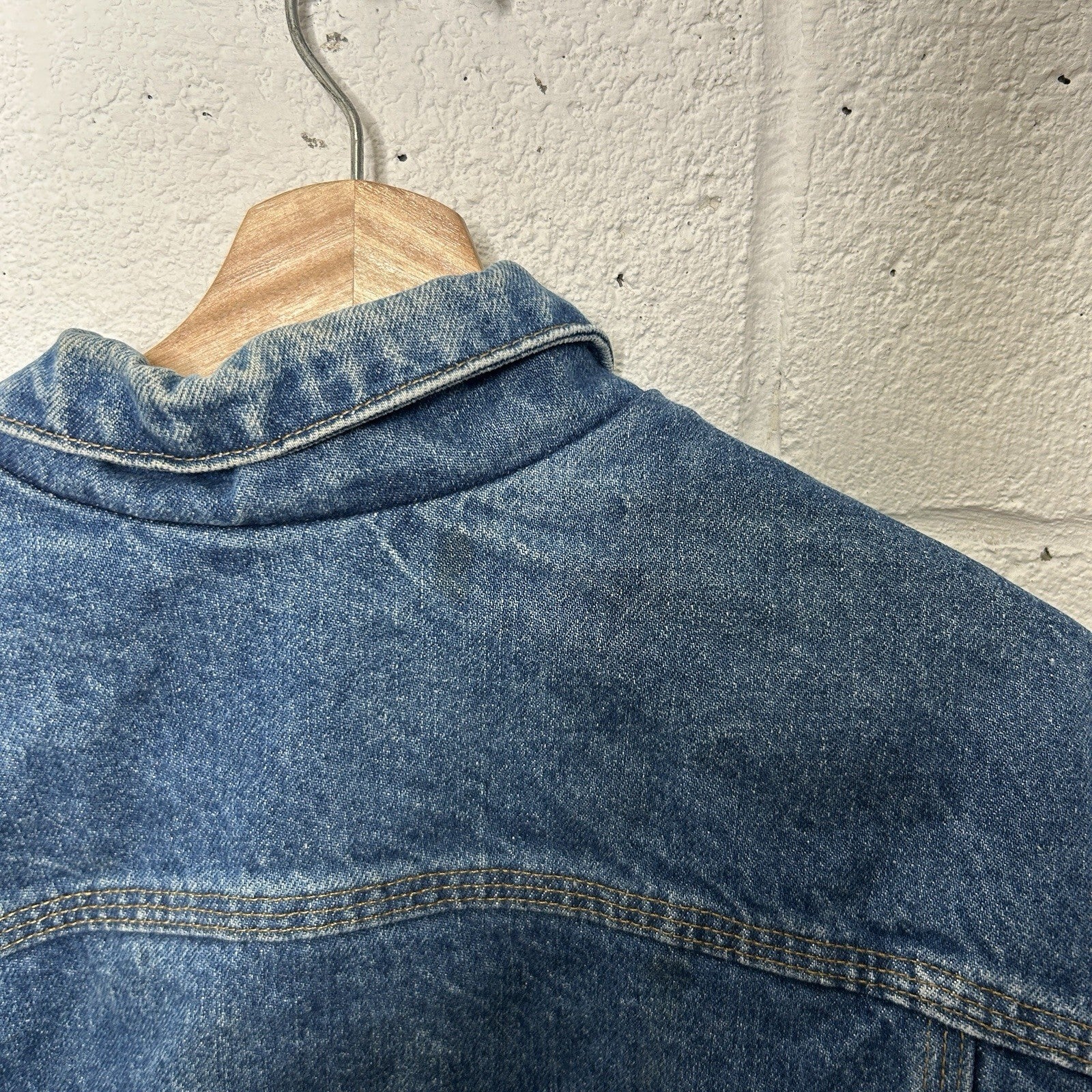 Vintage Carhartt Blanket-Lined Denim Trucker Jacket “Darkstone” J11 DST Men’s L