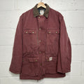 Vintage Carhartt Blanket-Lined Washed-Duck Trail Parka Jacket “Redwood” PB1136