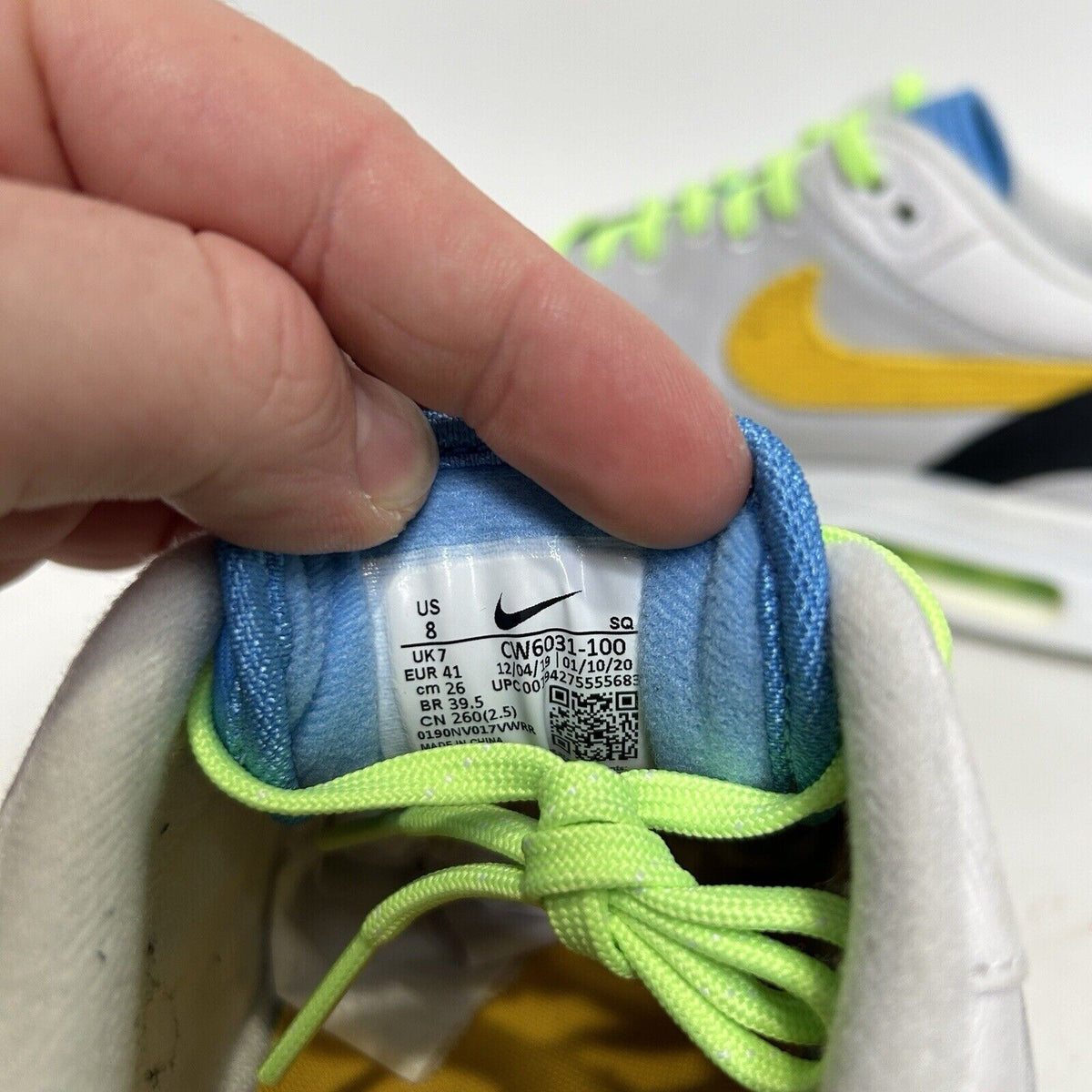 Nike Shoes Air Max 1 “Daisy/White Grey Black Yellow” 2024