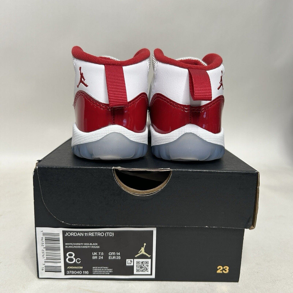 Nike Air Jordan 11 Retro TD “Cherry Red White" 2024