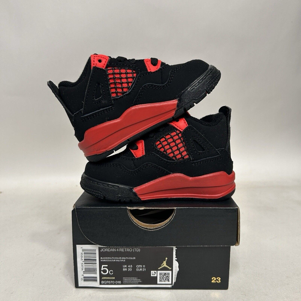 Nike Air Jordan 4 Retro TD “Red Thunder” 2024