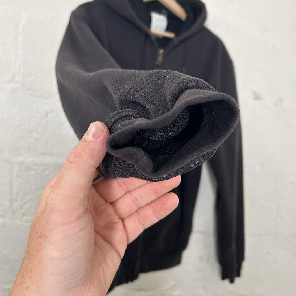 Vintage Carhartt Thermal-Lined Zip Hoodie “Black” Men’s Medium