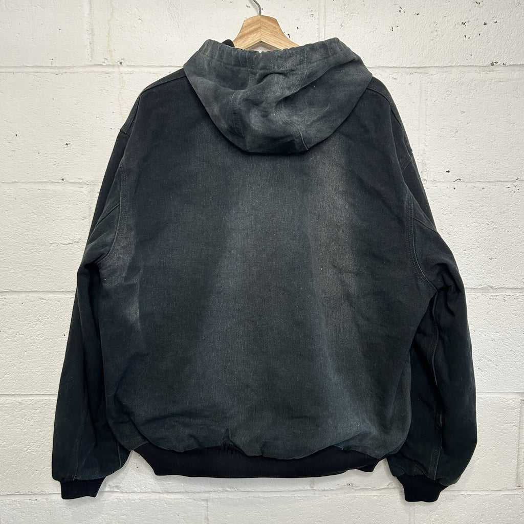 Carhartt Thermal Hooded Active Jacket “Black” Budweiser J131 BLK Men’s XL