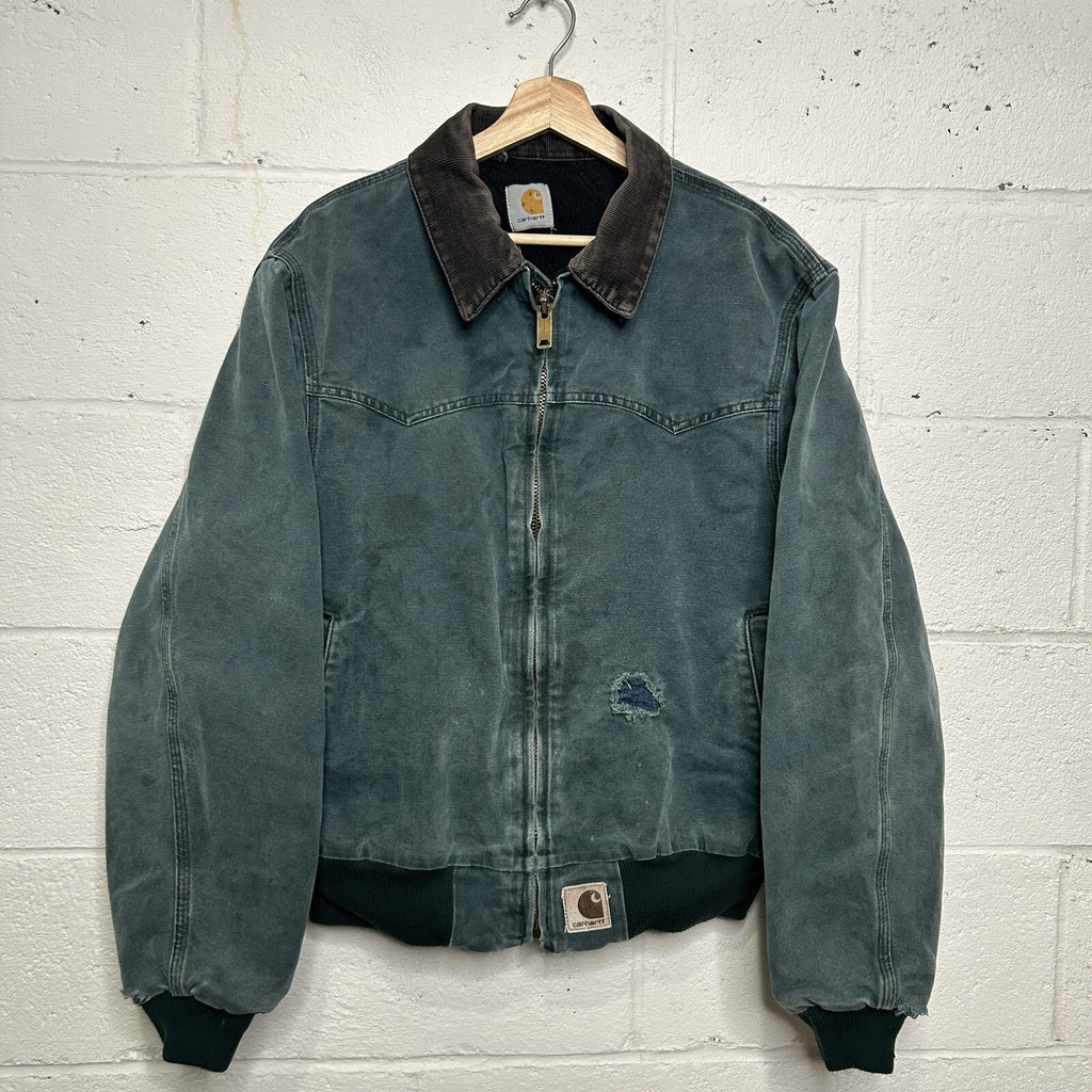 Vintage Carhartt Santa Fe Jacket “Hunter Green” J14 HTG Men’s Large