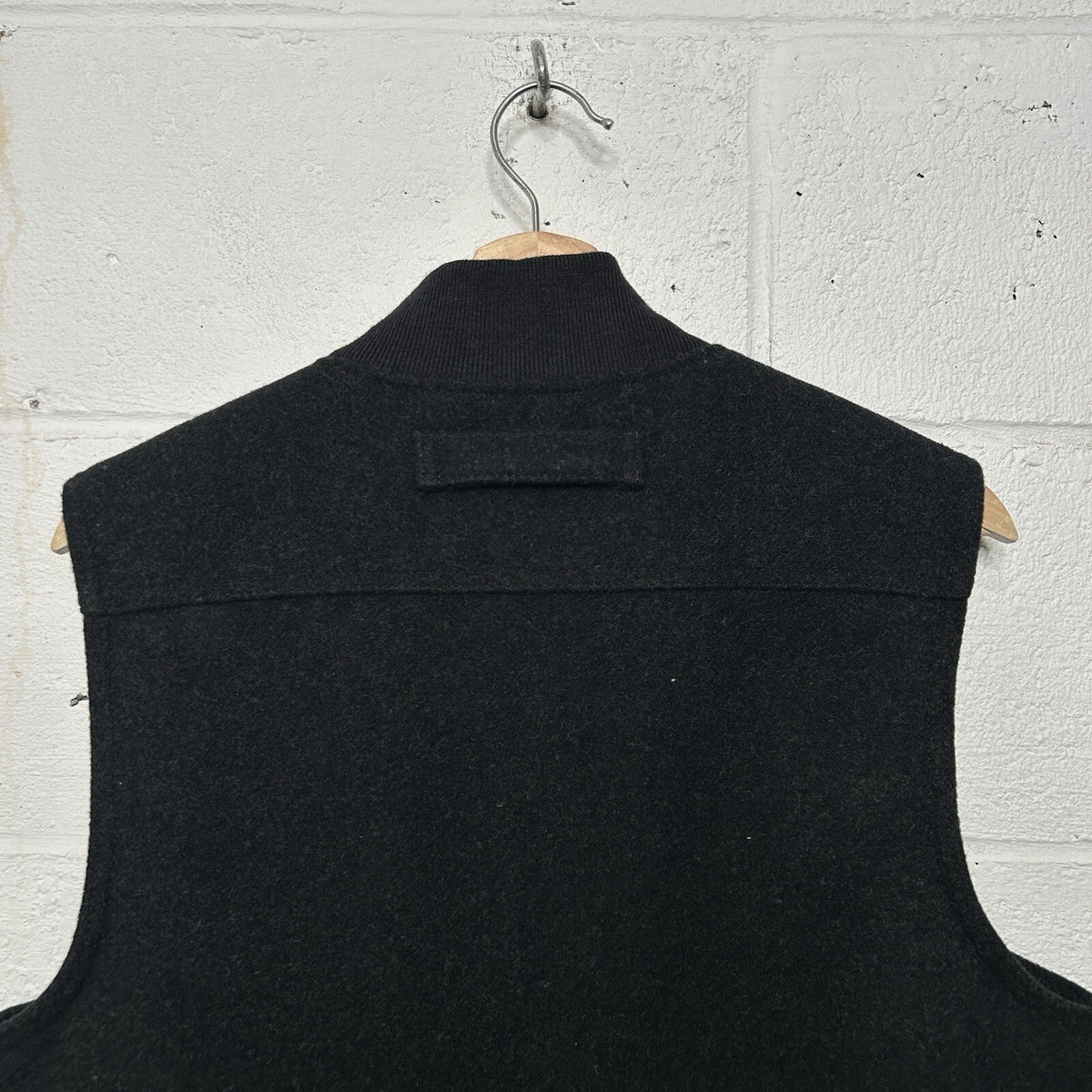 Filson Mackinaw Wool Sherpa-Lined Work Vest “Charcoal”