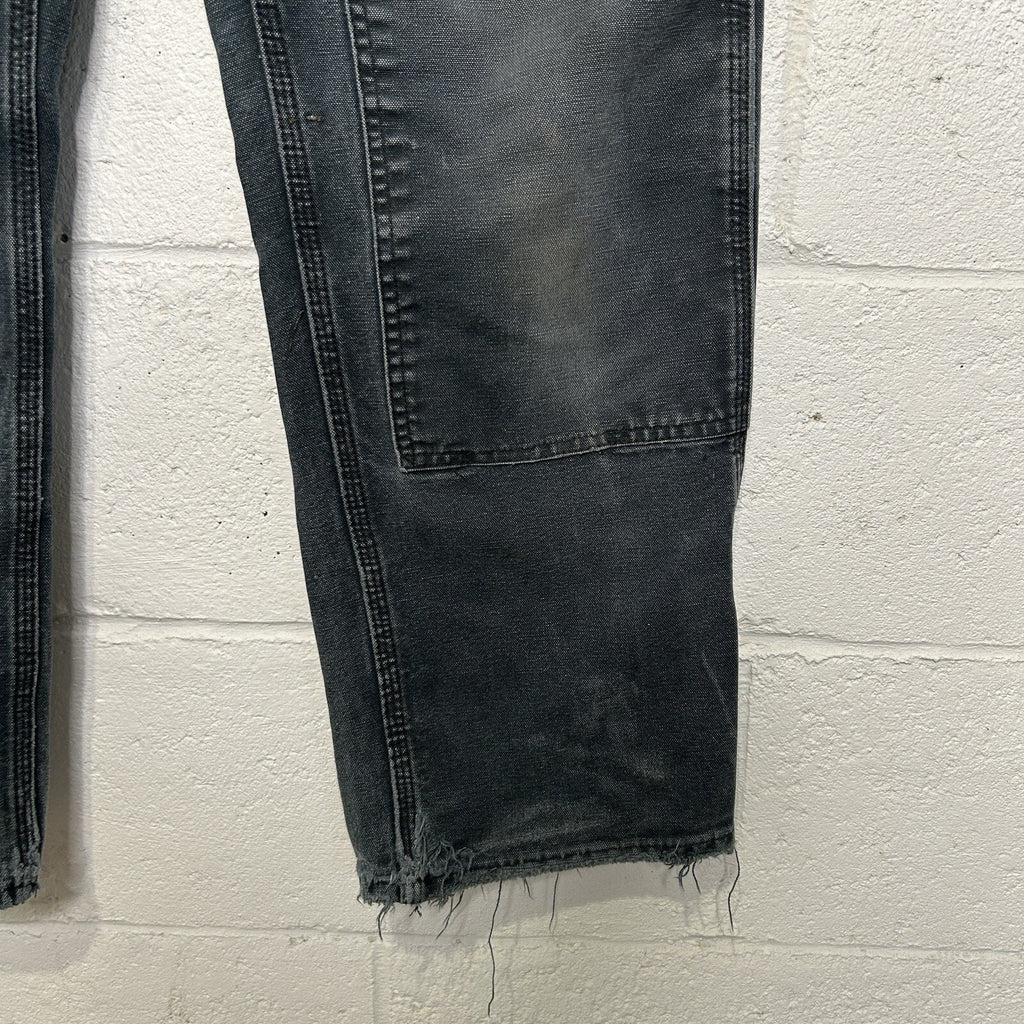 Vintage Faded Carhartt DoubleKnee Carpenter Pants “Black”