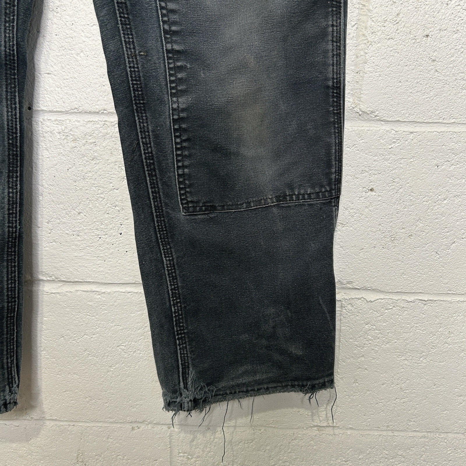 Vintage Faded Carhartt DoubleKnee Carpenter Pants “Black”