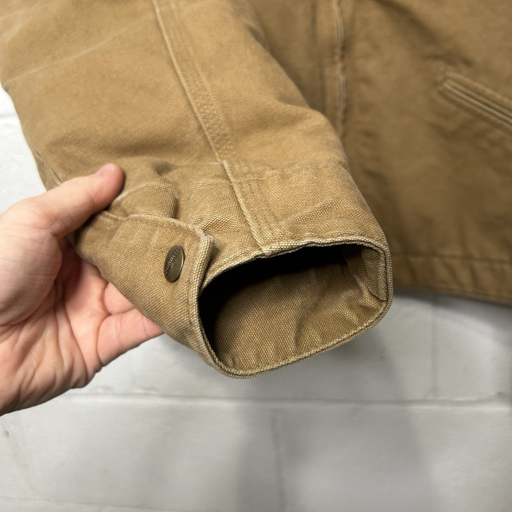 Vintage Carhartt Sherpa-Lined Detroit Jacket “Camel” WJ097 CML Women’s X-Large