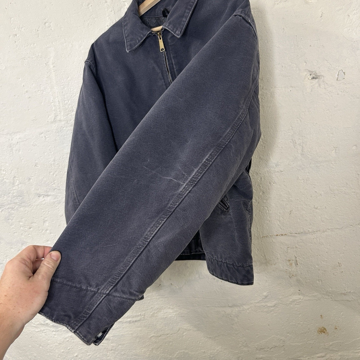 Vintage Carhartt Blanket-Lined Detroit Jacket “Petrol Blue” J204 PTB