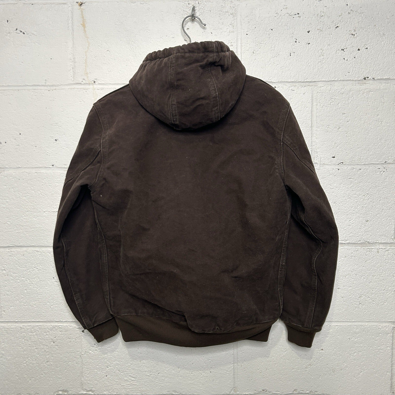 Y2K Carhartt Quilted Hooded Active Jacket “Dark Brown” WJ130 DKB Women’s XS