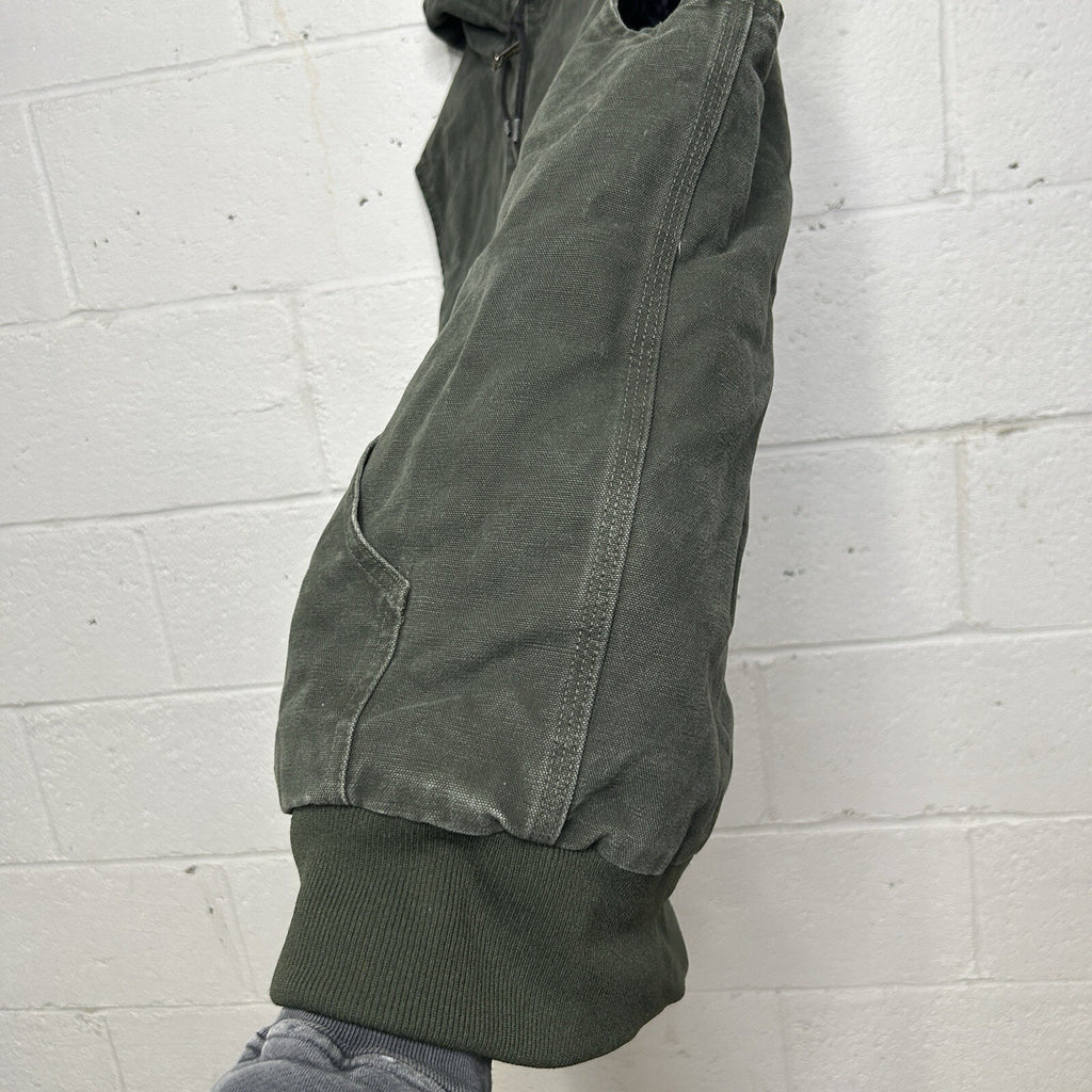 Carhartt Hooded Quilted Canvas Vest “Moss Green” 100121