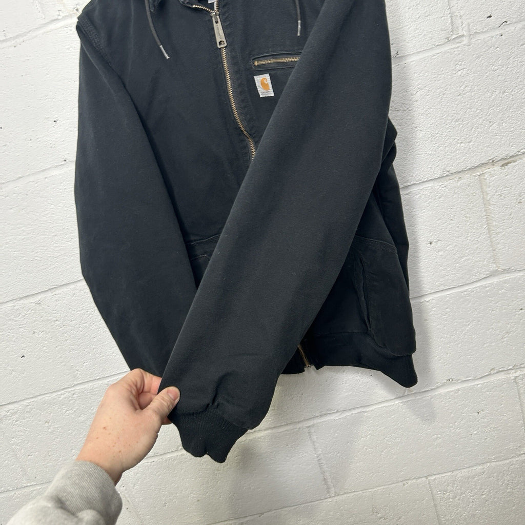 Carhartt Sherpa-Lined Wildwood Jacket “Washed Black” 100815-001 Women’s XL