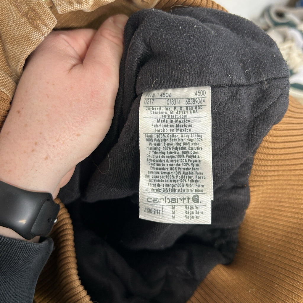 Carhartt Hooded Quilt-Lined Active Jacket “Brown” J130-211 Men’s Medium