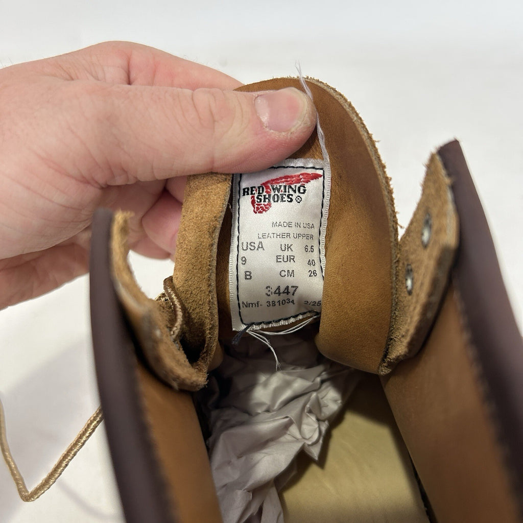 Red Wing 6-inch Classic Moc-Toe Boot Hawthorne Muleskinner 3447 Women’s 9B New