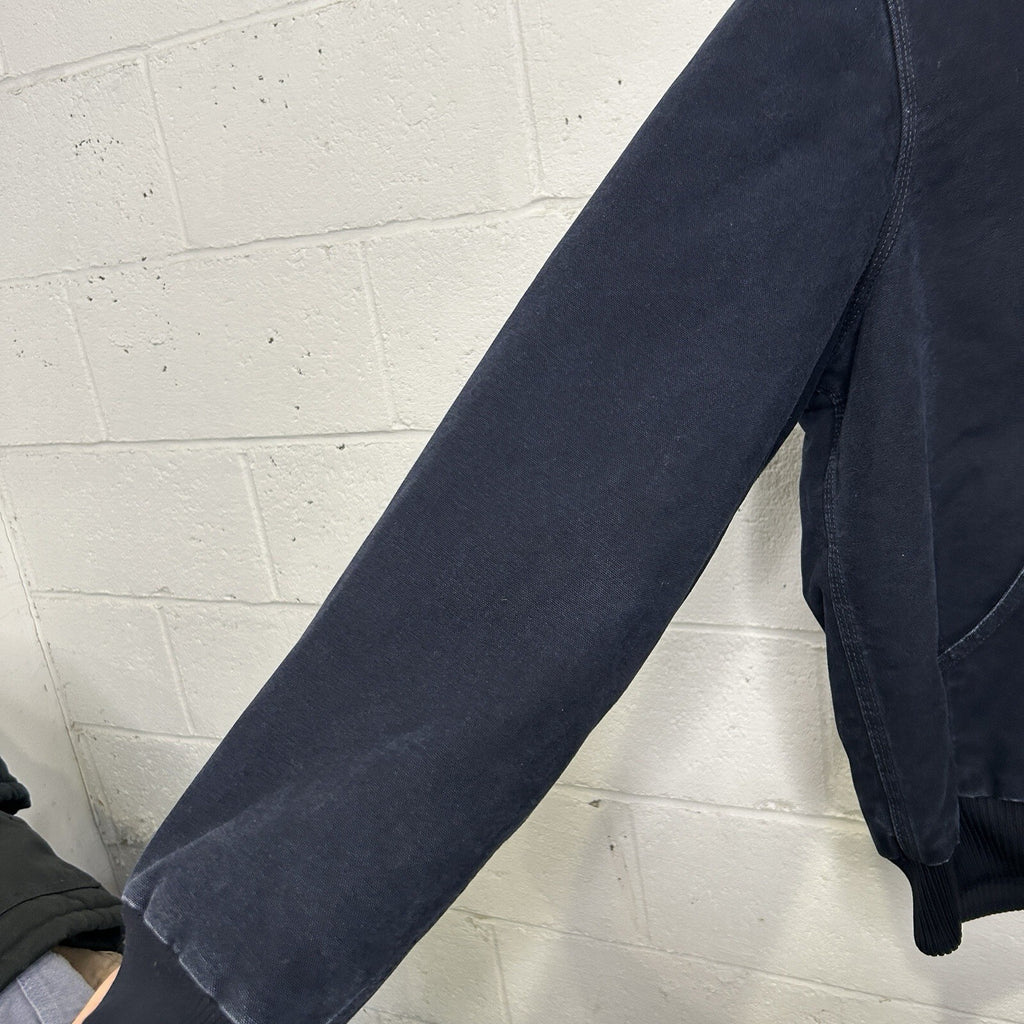 Vintage Carhartt Hooded Active Jacket “Midnight Blue” J130 MDT Men’s Large