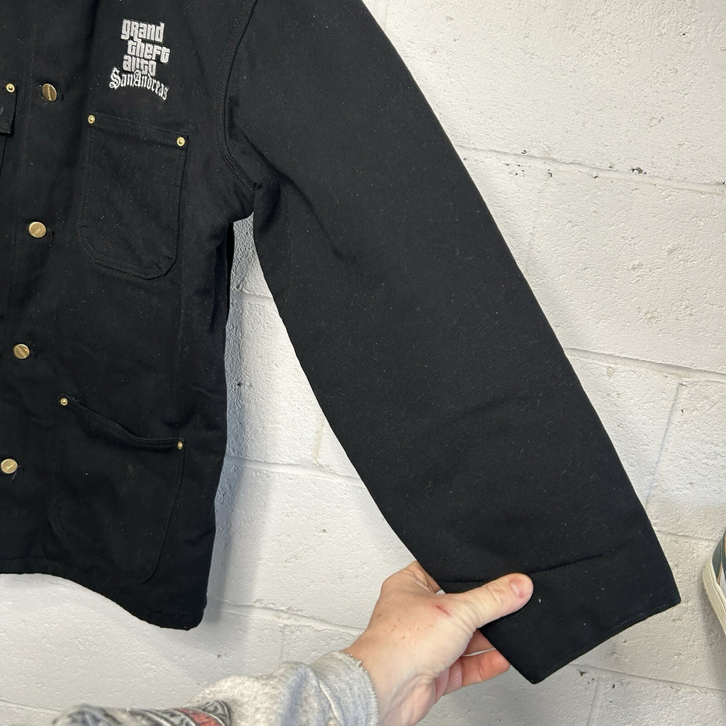 Vintage Carhartt X Rockstar Games GTA San Andreas Chore Coat “Black” C01 BLK