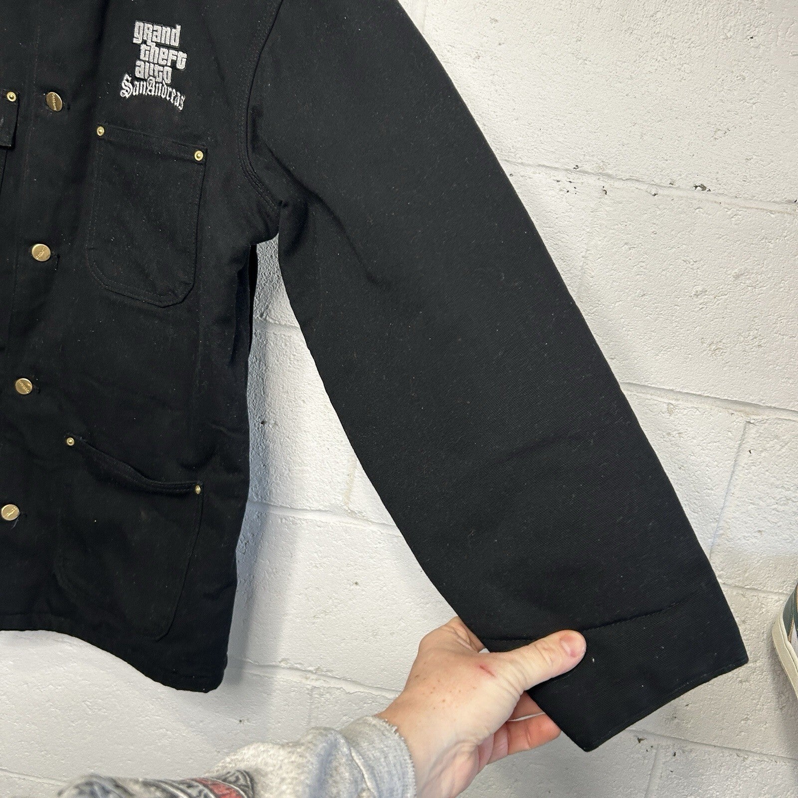 Vintage Carhartt X Rockstar Games GTA San Andreas Chore Coat “Black” C01 BLK