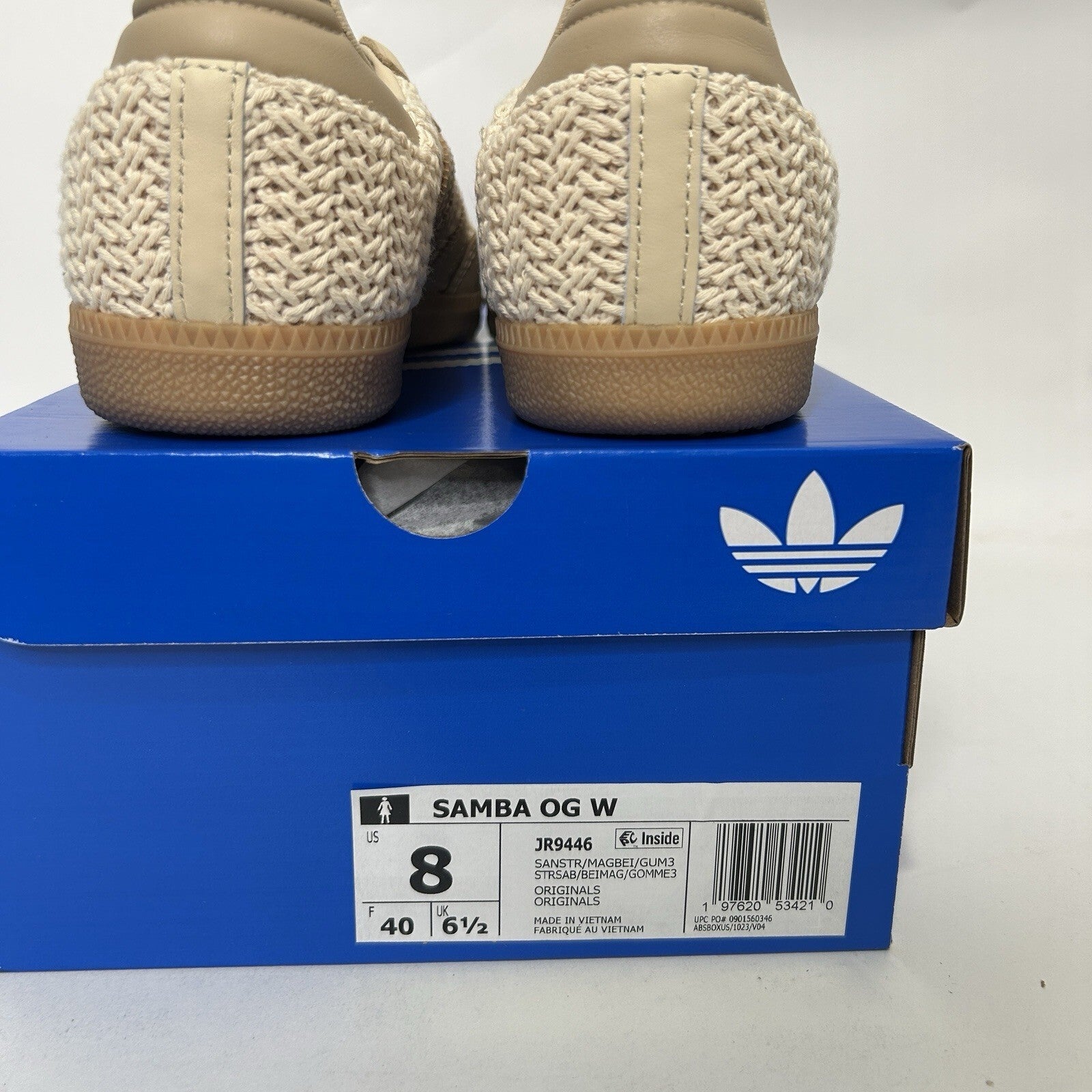 adidas Womens Samba OG Knit Pack - “Sand Strata” JR9446 Women’s 8 New