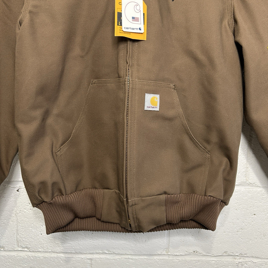 Carhartt Flannel-Lined Hooded Active Jacket “Coffee Break” J140 205 Men’s Small