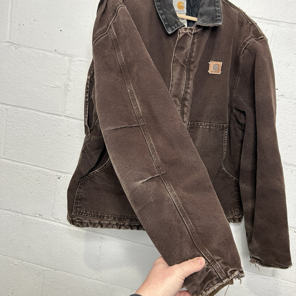 Vintage Carhartt Quilted Traditional Jacket “Dark Brown” J22 DKB Men’s Large