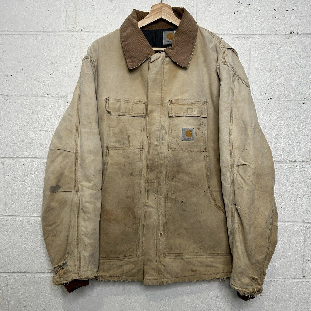Vintage Carhartt Quilted Artic Jacket “Brown” CQ186 Men’s X-Large
