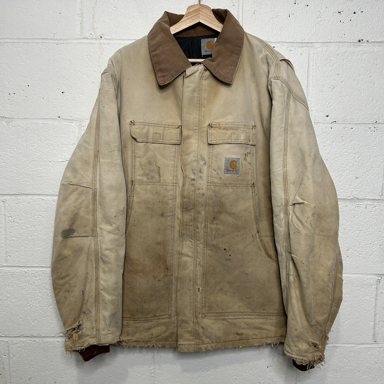 Vintage Carhartt Quilted Artic Jacket “Brown” CQ186 Men’s X-Large