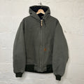 Vintage Carhartt Quilted Hooded Active Jacket “Moss Green” J280 MOS Men’s Medium