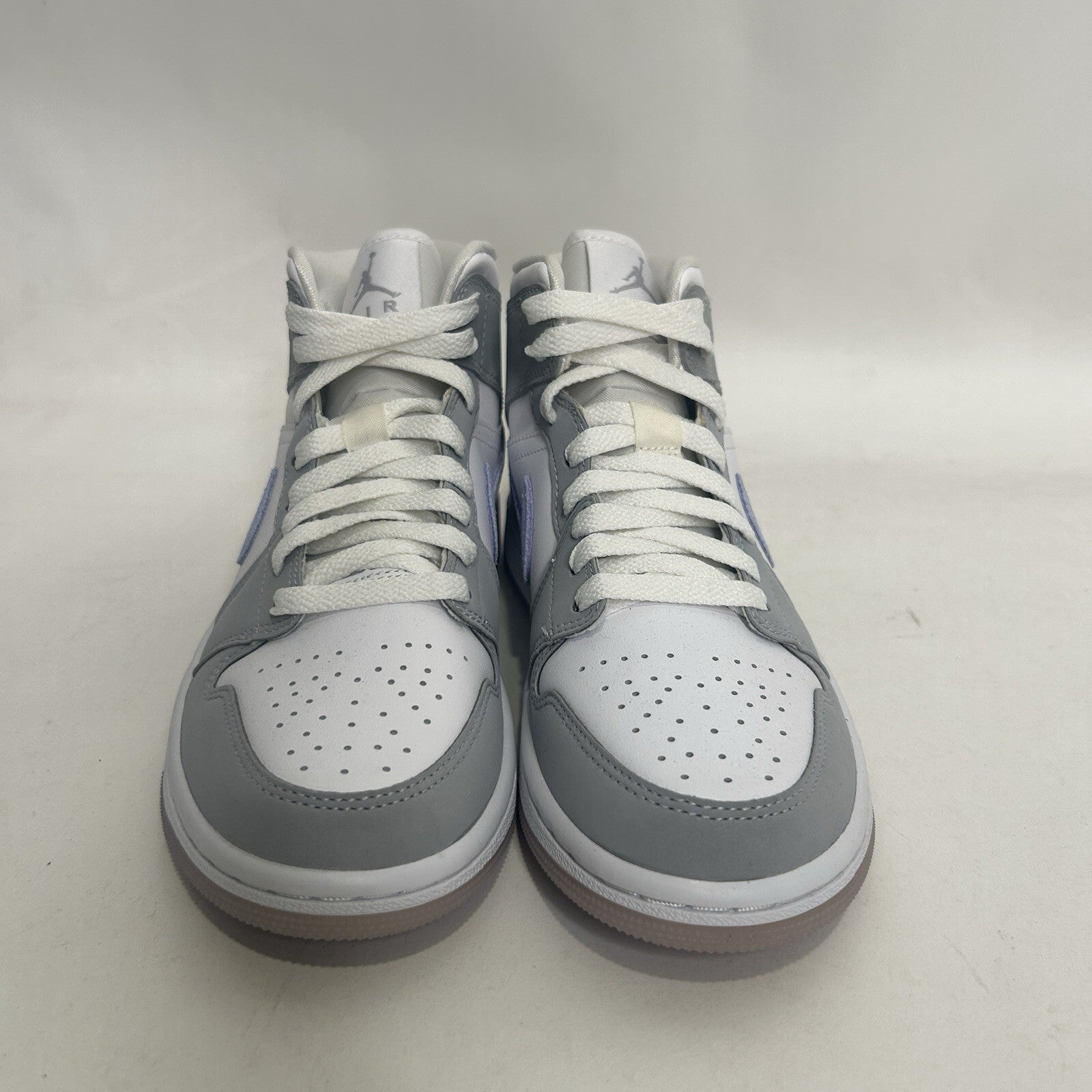 Nike Air Jordan 1 Mid WMNS “Wolf Grey/Aluminum” BQ6472-105 Women’s 6.5 New