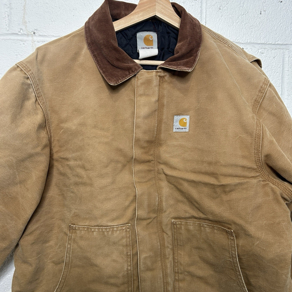 Vintage Carhartt Quilted Traditional Artic Jacket “Brown” J02 BRN Men’s Large
