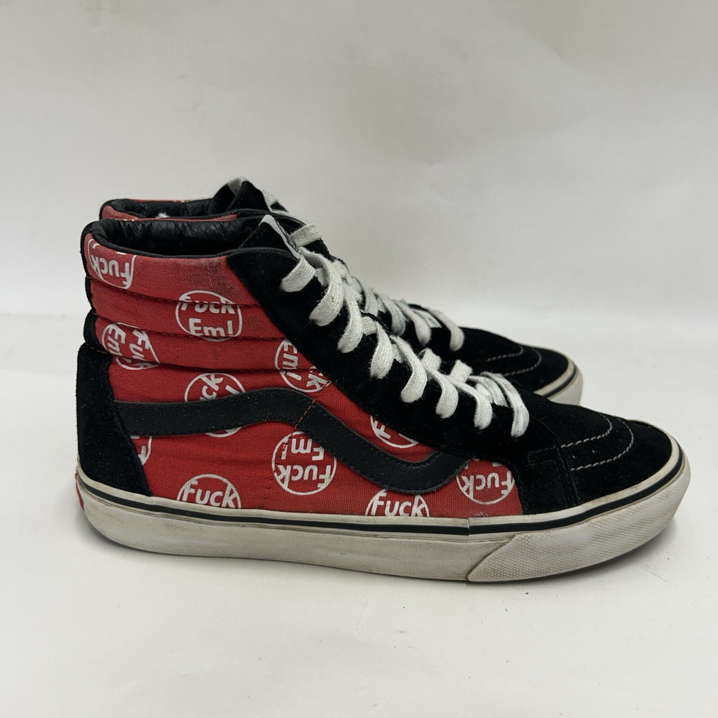 VANS x Supreme SK8-Hi F*ck Em FE “Red Black” Men's 8.5 Rare