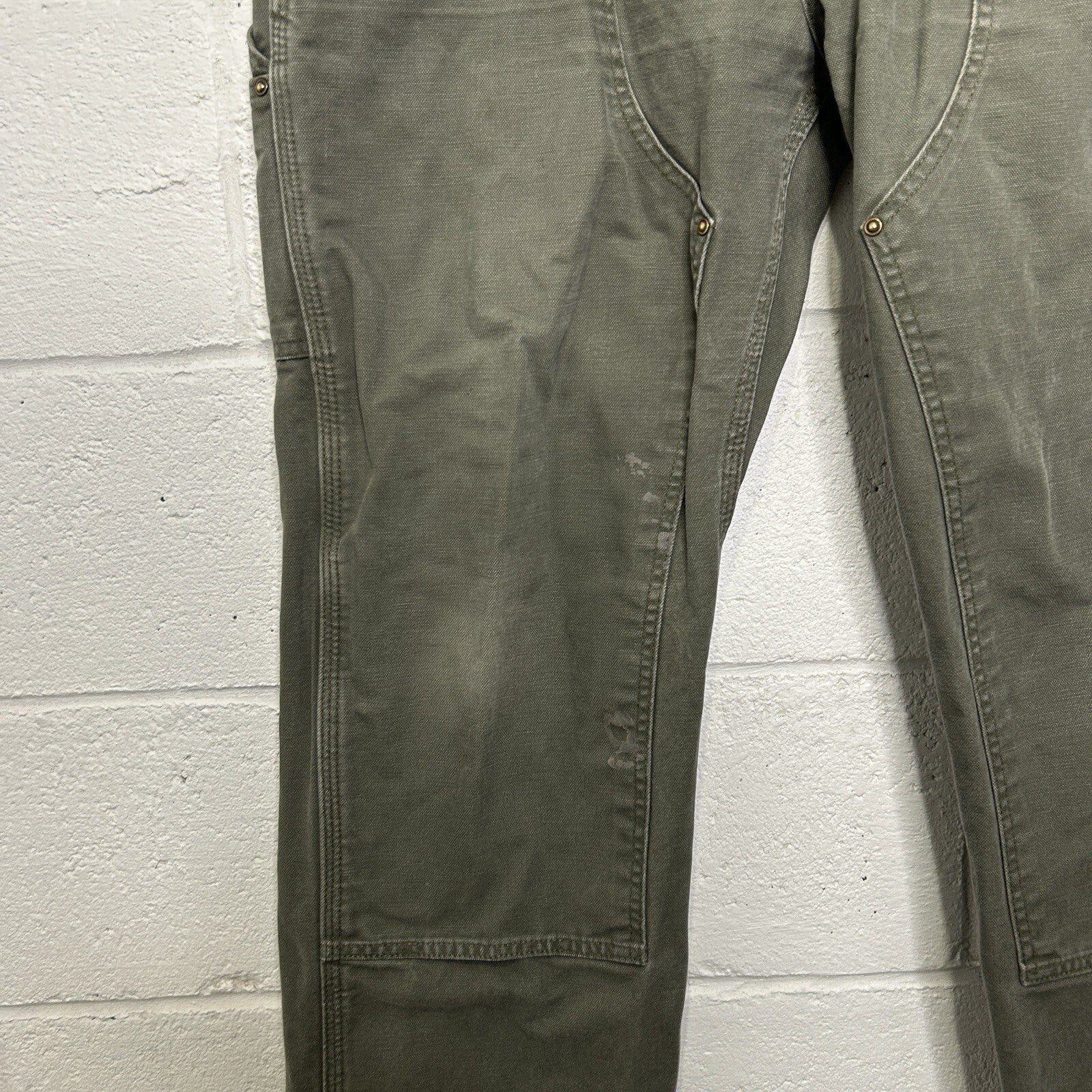 Vintage Carhartt DoubleKnee Dungaree Carpenter Pants “Moss”