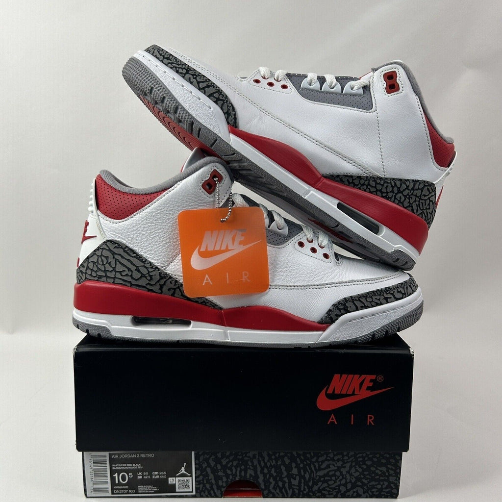 Nike Shoes Air Jordan 3 Retro OG “Fire Red” 2024